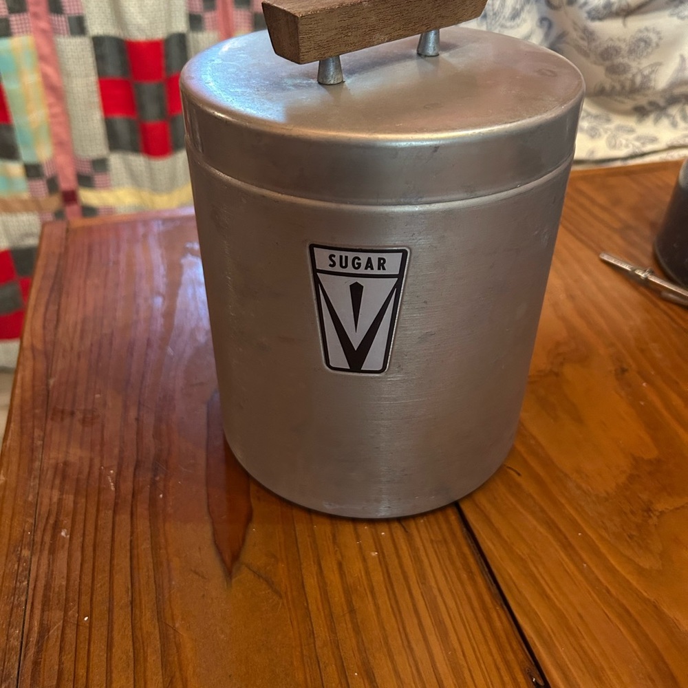 Vintage Silver Sugar Canister